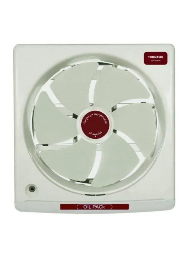 شفاط مطبخ تورنيدو مقاس 30 سم درج لتجميع الزيوت كريمي TVH-30CM